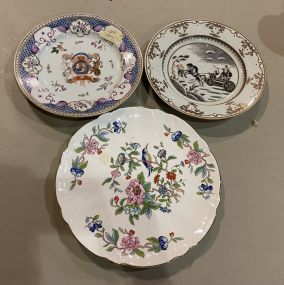Aynsley Pembroke Bone China Plate, and Vintage Porcelain Plates