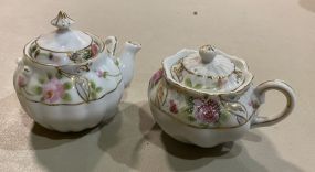 Nippon Porcelain Creamer and Sugar