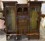 Late 19th Century English Victorian China Cabinet