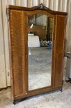 Louis XIV Style Single Door Armoire