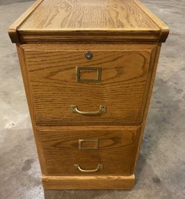 Modern Two Drawer File Cabinet