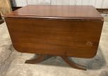 Duncan Phyfe Mahogany Drop Leaf Dining Table