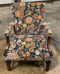 Floral Upholstery Arm Chair