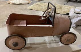Vintage Metal Peddle Car