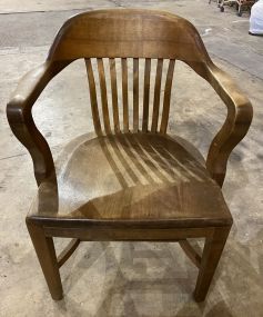 Vintage Early 20th Century Juror's Chair