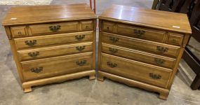 Pair of Late 20th Century Maple Night Stands