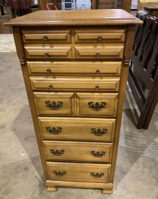 Late 20th Century Maple Lingerie Chest