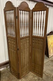 Three Panel Room Dividing Screen