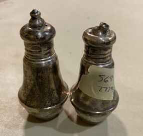 Pair of Weighted Sterling Salt & Pepper