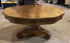 Empire Style Round Pedestal Coffee Table
