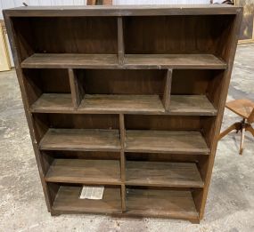 Tall Wood Bookcase