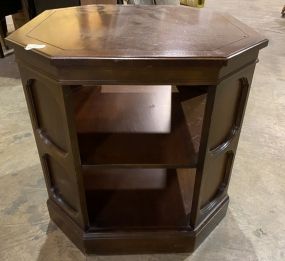 Octagon Mahogany Lamp Table