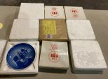 9 Copenhagen Collectors Plates