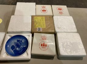 9 Copenhagen Collectors Plates