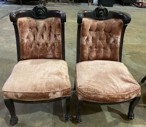 Antique Empire Style Parlor Chairs