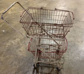 Kid's Grocery Push Cart