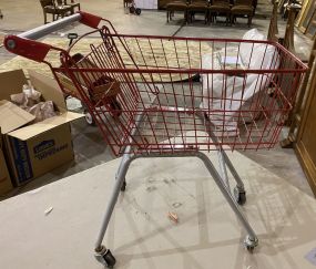Vintage Doll Grocery Cart