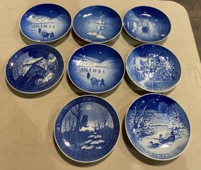 8 Copenhagen Collectors Plates