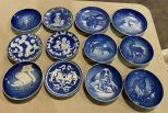 12 Copenhagen Collectors Plates