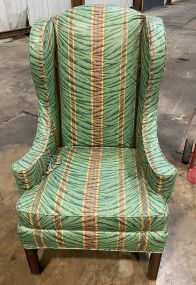 Late 20th Century High Back Arm Chair