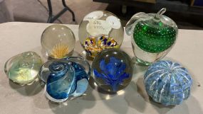 Group of Art Glass Paper Weights