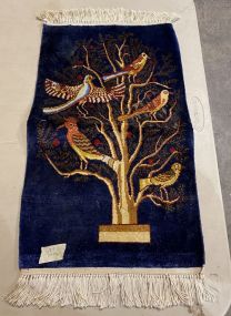 Small Bird Wool Rug