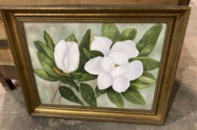 Signed RYC Magnolia Painting