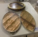 Three Vintage Vanity Plateaus