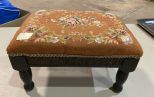 Needle Point Cushion Stool