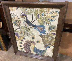 Framed Bird Design Quilt