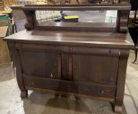 Antique Oak Empire Style Sideboard