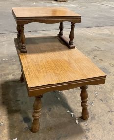Colonial Style Step Up End Table