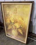 Michele Signed Flower Bouquet Artwork