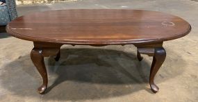 Cherry Queen Anne Coffee Table