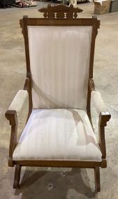 Victorian Style Platform Parlor Rocker