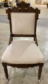 Victorian Style Parlor Side Chair