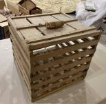 Old Wood Slat Crate
