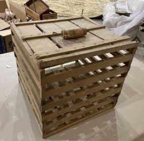 Old Wood Slat Crate