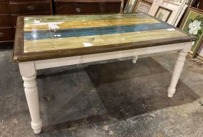 Farm Style Painted Dining Table