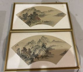 Pair of Asian Style Framed Prints