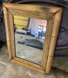 Bamboo Style Wall Mirror