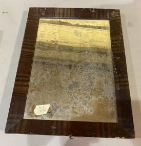 Old Framed Silver Mirror