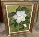 RYC Signed Magnolia Painting