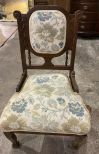 Carved Mahogany Accent Chair