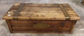 Vintage Hand Crafted Storage Trunk