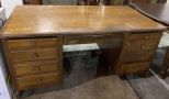 Large Executive Mahogany Office Desk