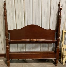 Traditional Style Mahogany Four Poster Bed
