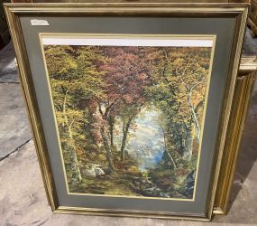 Framed Scenic Landscape Print