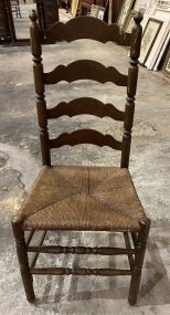 Colonial Style Slat Back Side Chair