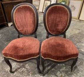 Pair of French Style Parlor Chairs